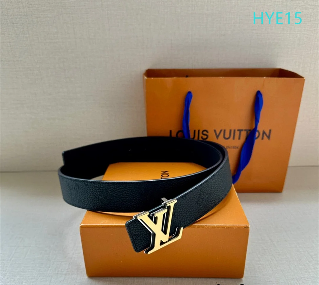 LV belt 34mmX95-125cm XH17